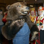 Шоу с животными - Медведь на масленицу