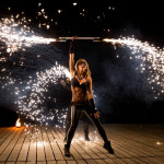 Огненное шоу (Fire show) - Purple Flame Fire Show